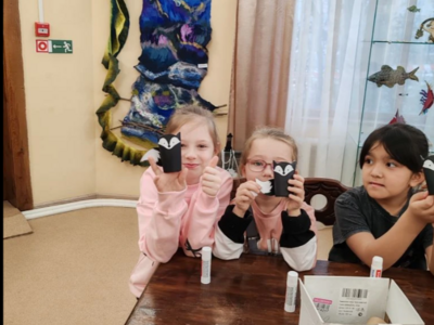 МК по изготовлению символа г. Сургута - Черного лиса